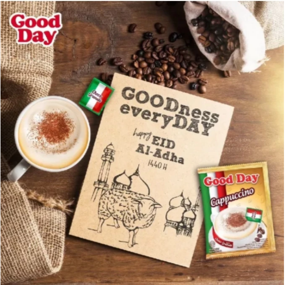 【嚴選SHOP】印尼GOOD DAY 卡布奇諾咖啡(附巧克力粉) 25g*10包 CAPPUCINO 【Z497】-細節圖2