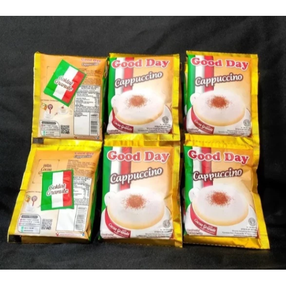 【嚴選SHOP】印尼GOOD DAY 卡布奇諾咖啡(附巧克力粉) 25g*10包 CAPPUCINO 【Z497】-細節圖3