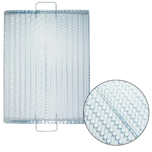 【嚴選SHOP】S型雙耳烤網 烤肉網 燒烤網 網片 鏈目烤網 雙耳烤網 碳烤 炭烤 露營 衛生 簡易型烤肉【K358】-細節圖3