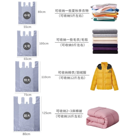 【嚴選SHOP】搬家打包袋 垃圾袋 塑膠袋 一次性袋子 塑料袋 包裝袋 打包袋收納袋 提袋 收納袋 打包袋【K352】-細節圖5
