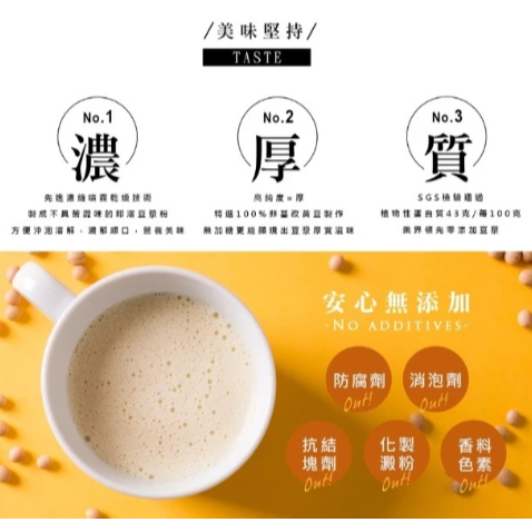 【嚴選SHOP】單包販售 薌園 無加糖豆漿粉20g隨手包非基因改造 豆漿粉隨身包 沖泡豆漿 即溶豆漿 素食【Z743】-細節圖4