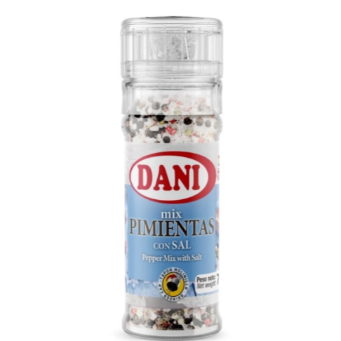 【嚴選SHOP】DANI 西班牙 研磨罐綜合胡椒粒鹽70g 喜馬拉雅山玫瑰鹽100g 胡椒鹽 研磨 牛排鹽【Z731】-細節圖2