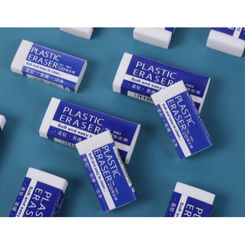 【嚴選SHOP】2B橡皮擦 白色橡皮擦 擦子 擦布 橡擦 文具 考試用 美術用 不留痕跡 文具用品磚塊橡皮【K430】-細節圖5
