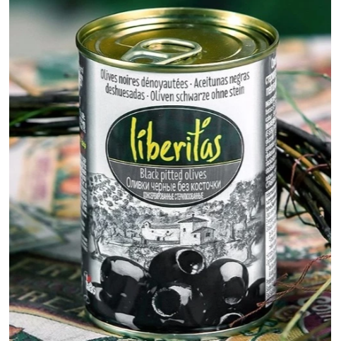 【嚴選SHOP】Liberitas 無籽黑橄欖 400g 全素 西班牙橄欖 醃漬橄欖 黑橄欖 去子黑橄欖【Z726】-細節圖3