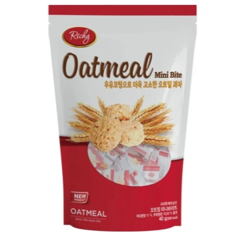 【嚴選SHOP】Richy迷你一口燕麥酥瑞奇一口酥 奶素 燕麥酥 一口燕麥 一口酥 單顆單包裝 燕麥餅乾【Z734】-細節圖2