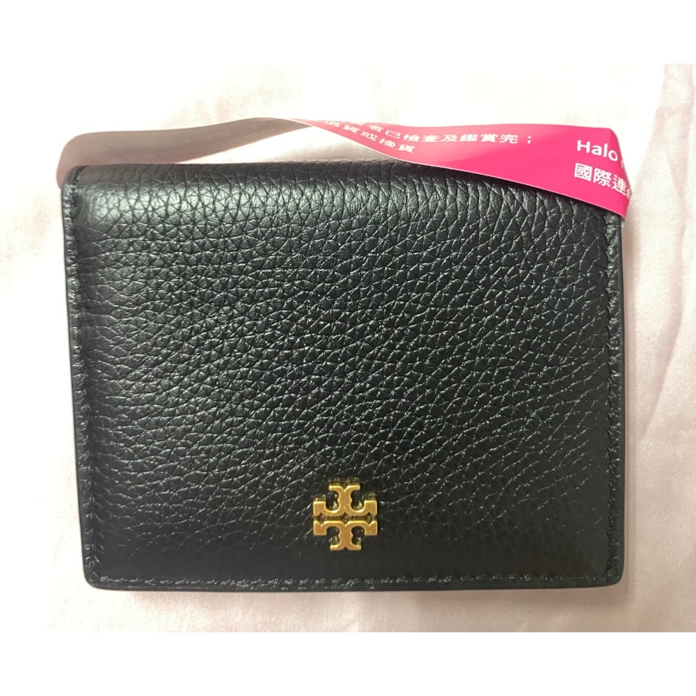 《現貨》TB真皮黑色短夾-細節圖3