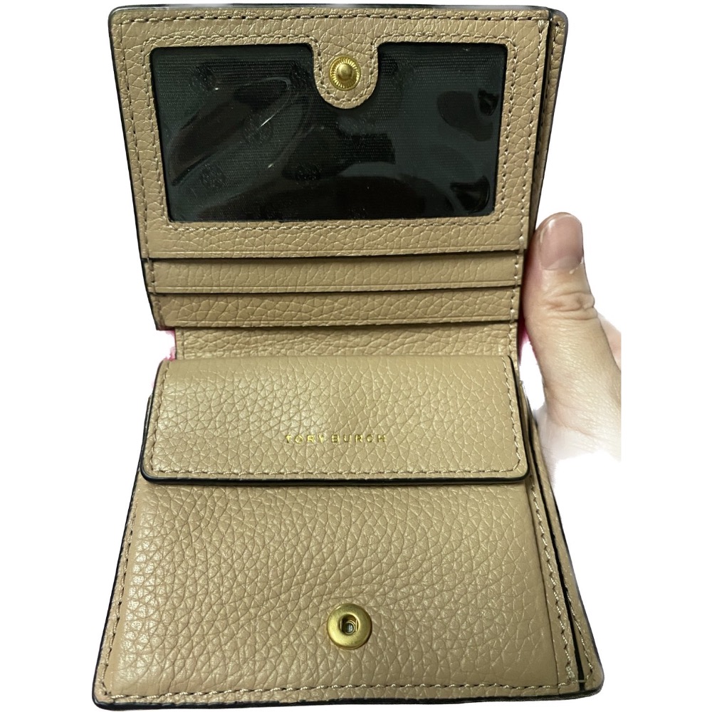 《現貨》TB真皮黑色短夾-細節圖4