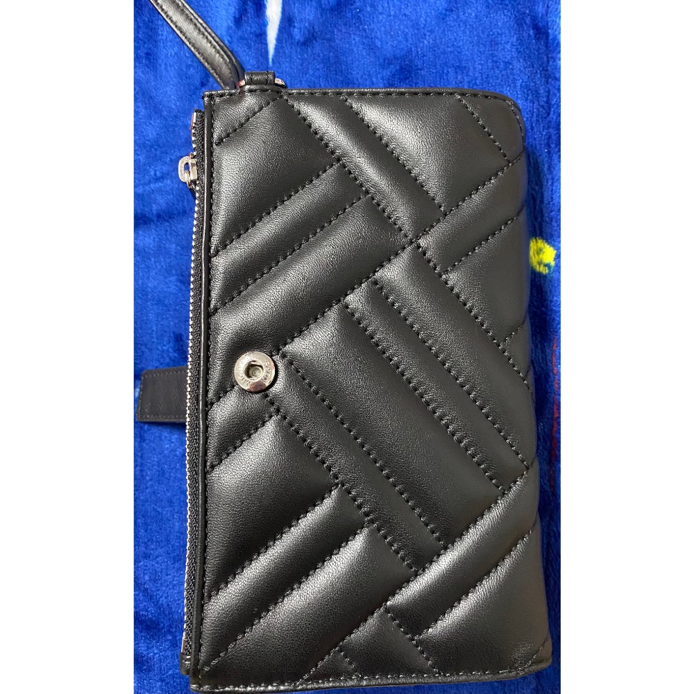 《現貨》MK小羊皮萬用手拿皮夾-黑色-細節圖2