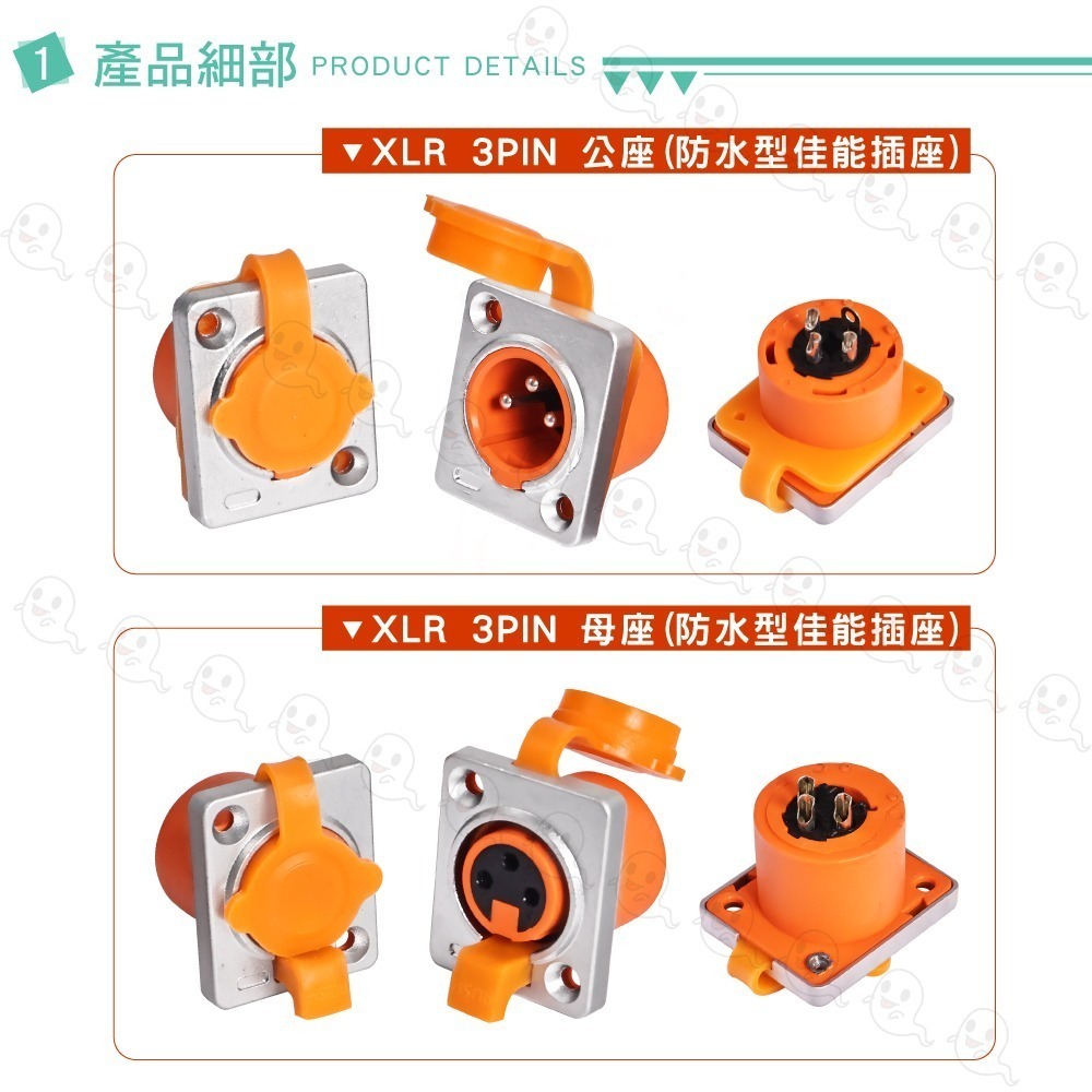 【魔音傳腦】NETWORK 防水型 網路插座 防水佳能插座 防水卡儂座 機櫃插座 蓋板插座 桌面插座-細節圖4