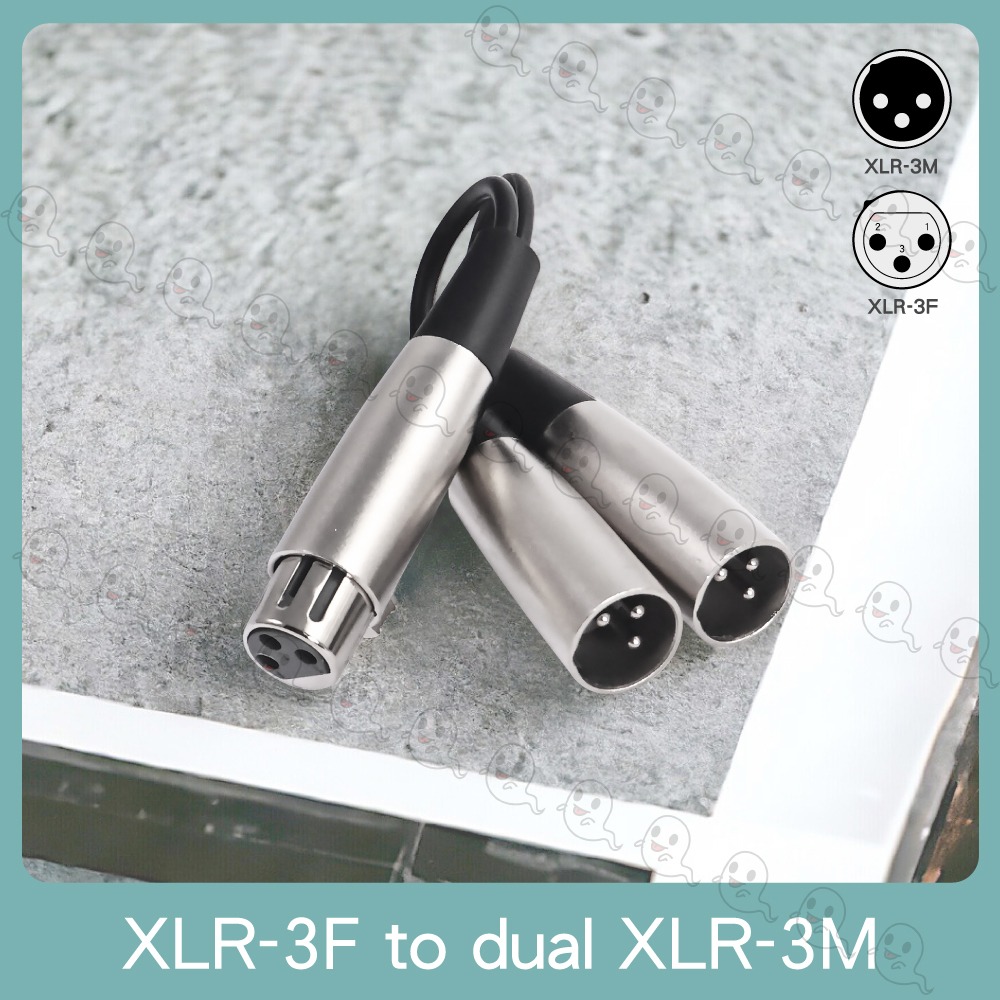 【魔音傳腦】台製 Stander Y-XX-01 XLR 公頭轉 兩個 XLR 母頭音源訊號分接線 麥克風分接線-細節圖2