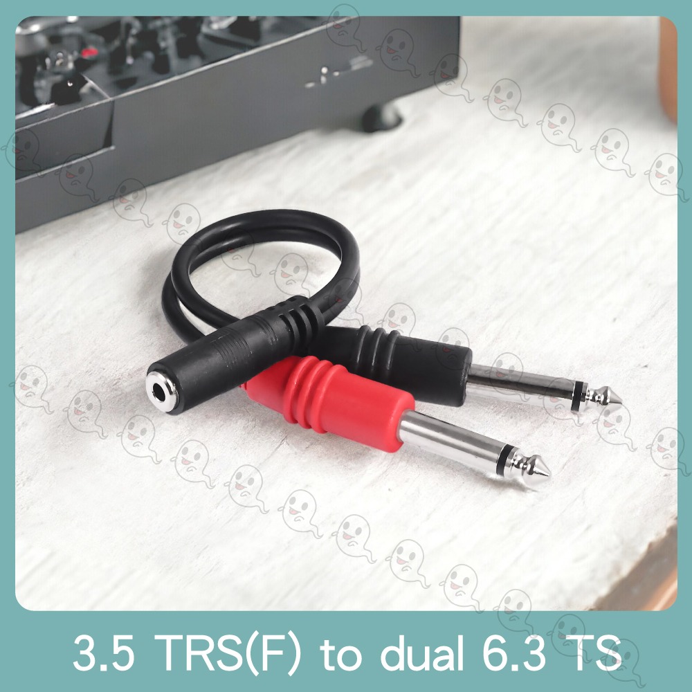 【魔音傳腦】Stander Y-PP-031 立體 3.5mm 母 轉 6.3mm 雙公 訊號線 監聽 喇叭 立體聲-細節圖2