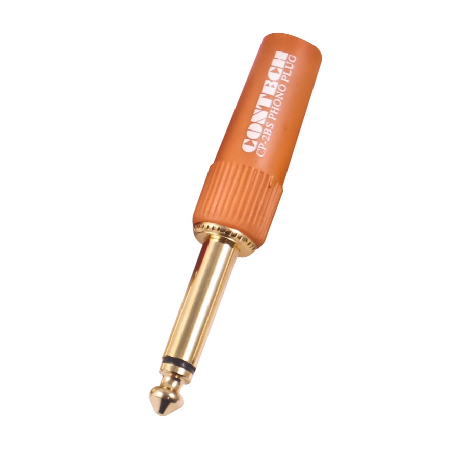 【魔音傳腦】CONTECH 導線頭 6.3mm TS 公插頭金PIN 單音直頭 6.3插頭 音源插頭 插頭-規格圖5