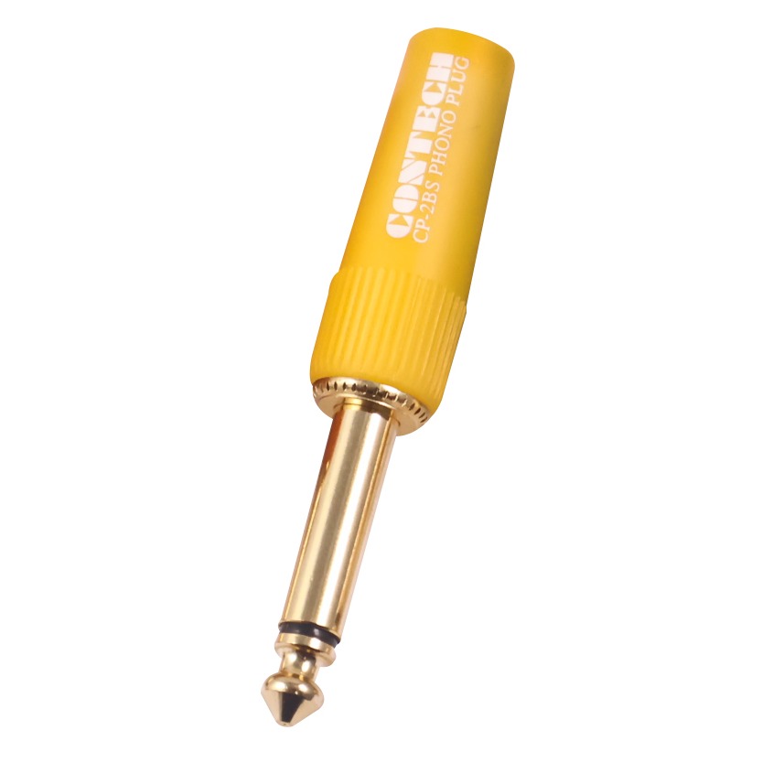 【魔音傳腦】CONTECH 導線頭 6.3mm TS 公插頭金PIN 單音直頭 6.3插頭 音源插頭 插頭-規格圖5