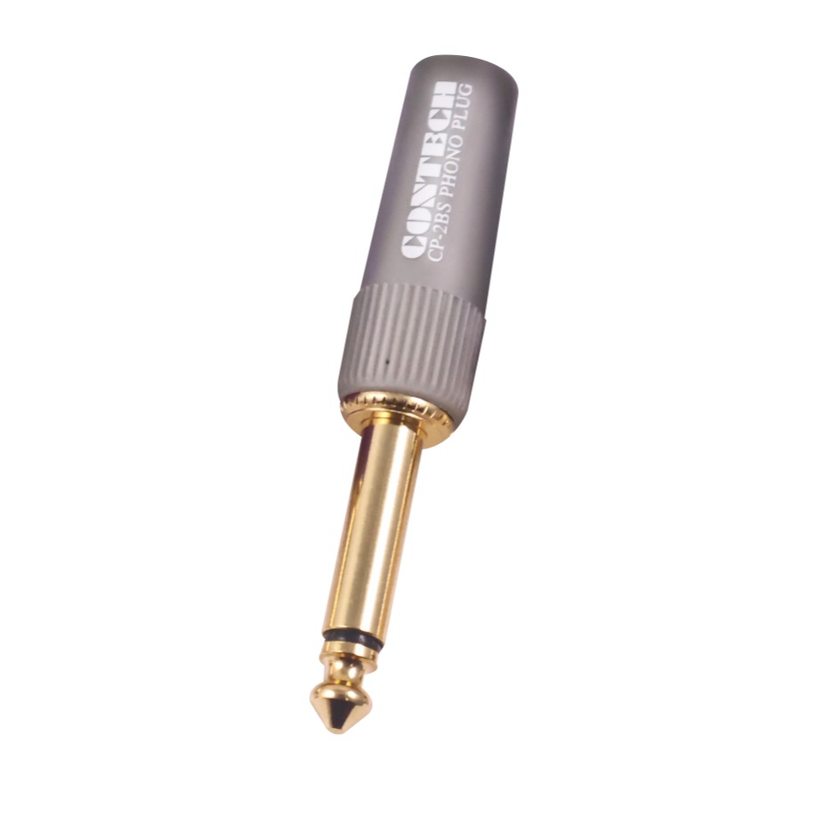【魔音傳腦】CONTECH 導線頭 6.3mm TS 公插頭金PIN 單音直頭 6.3插頭 音源插頭 插頭-規格圖5
