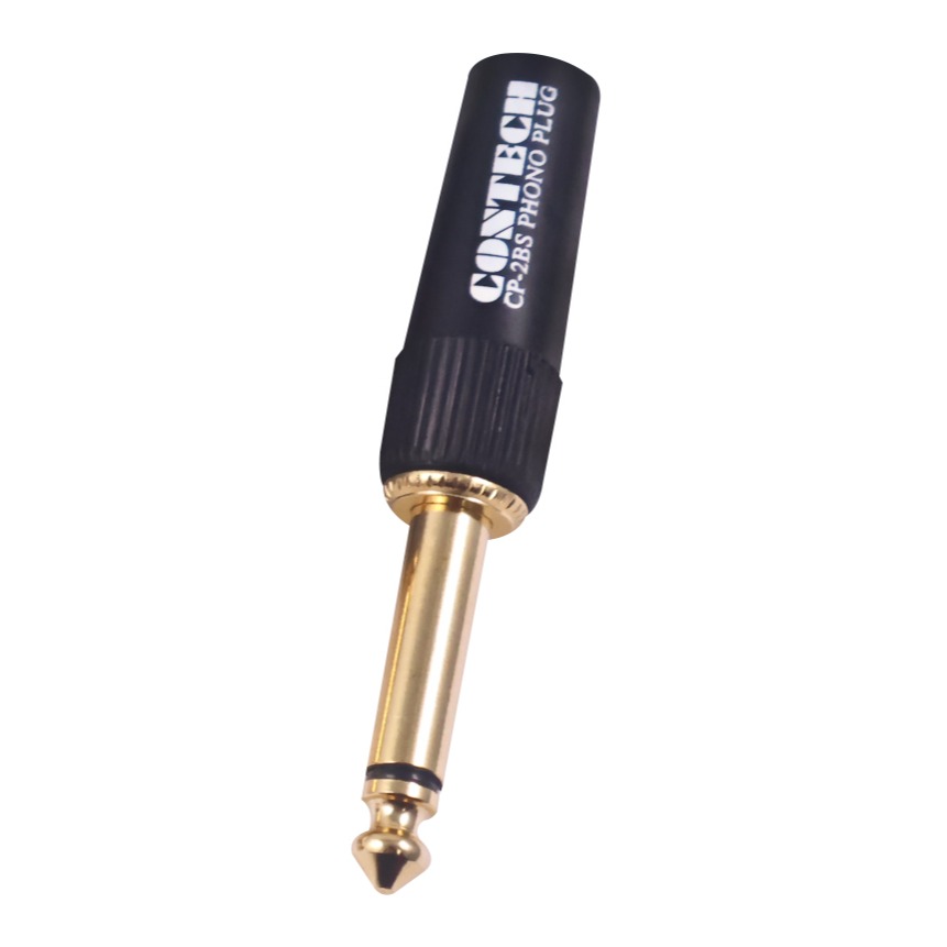 【魔音傳腦】CONTECH 導線頭 6.3mm TS 公插頭金PIN 單音直頭 6.3插頭 音源插頭 插頭-規格圖5