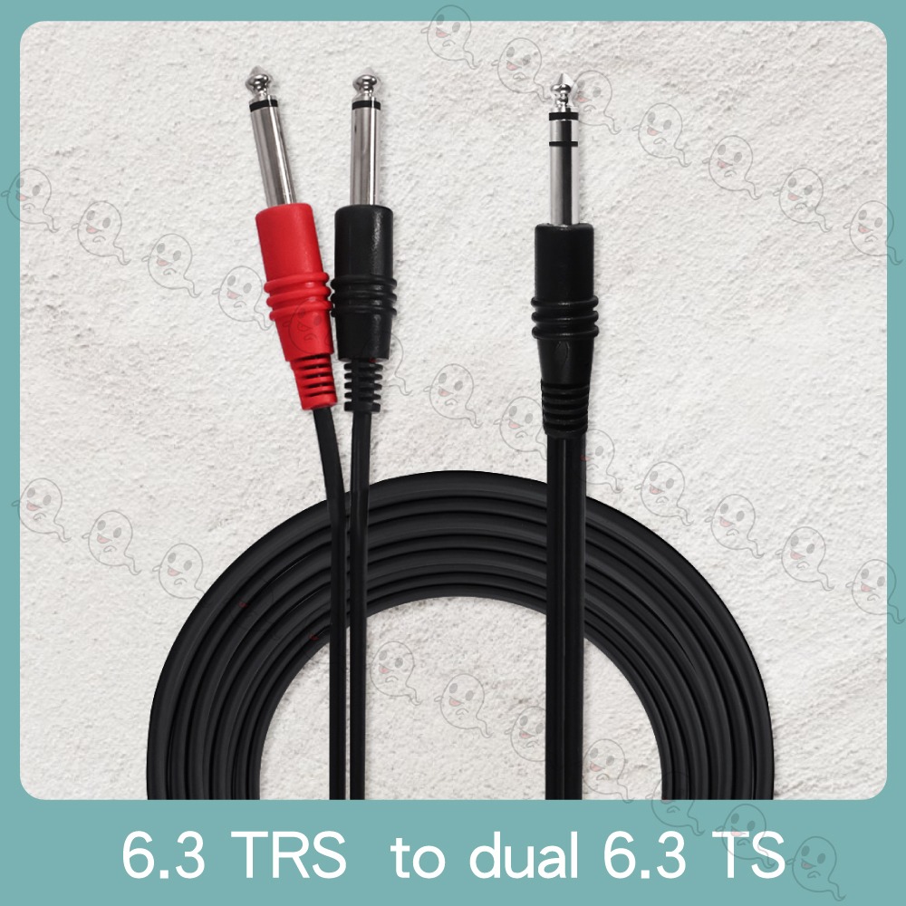 【魔音傳腦】Stander Y-PP-21/2M Y Cable Y型線 立體聲轉單聲道導線 Boss FS-6 台製-細節圖2