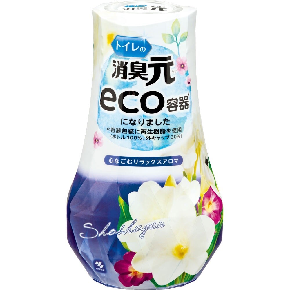 小林浴廁除臭芳香劑-舒緩花香(紫底白花)