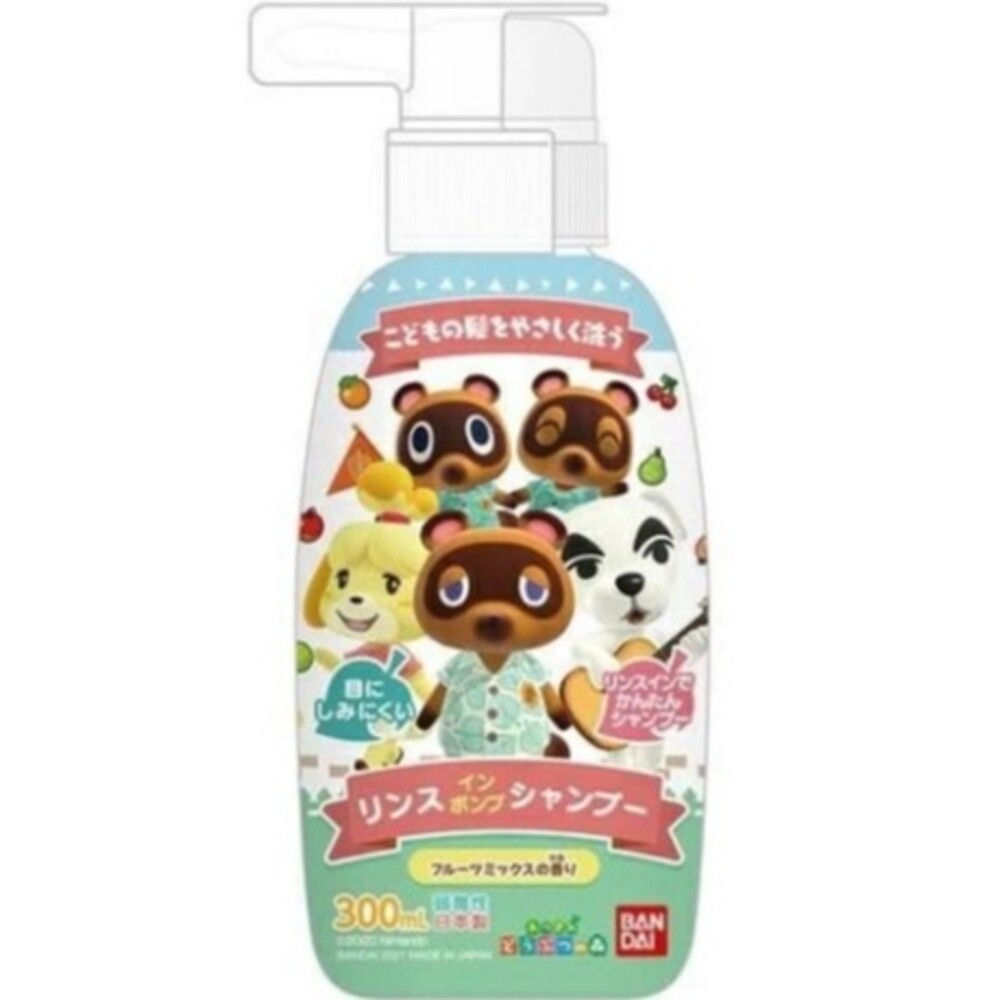 卡通洗髮精300ml-動物森友會