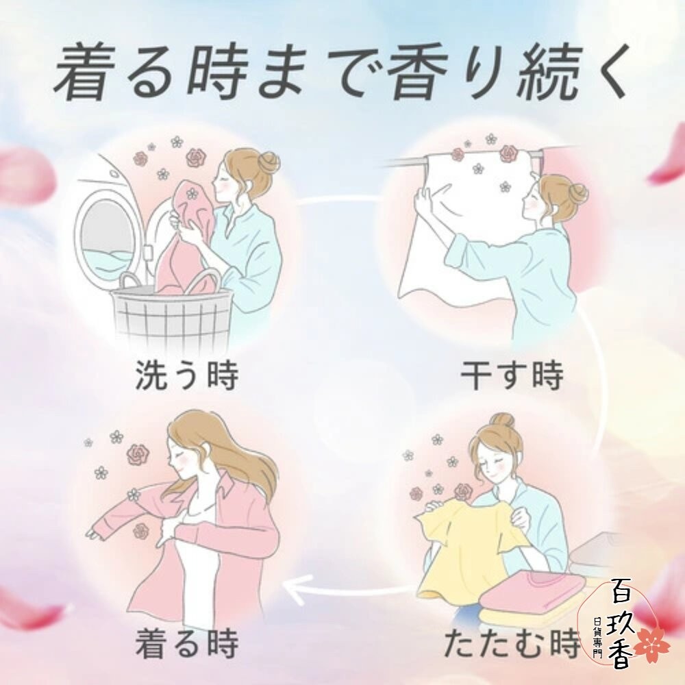 花王 KAO 植粹 柔軟 洗衣精 草本 濃縮抗菌 new beads 鈴蘭洋甘菊 玫瑰木蘭 茉莉麝香-細節圖10