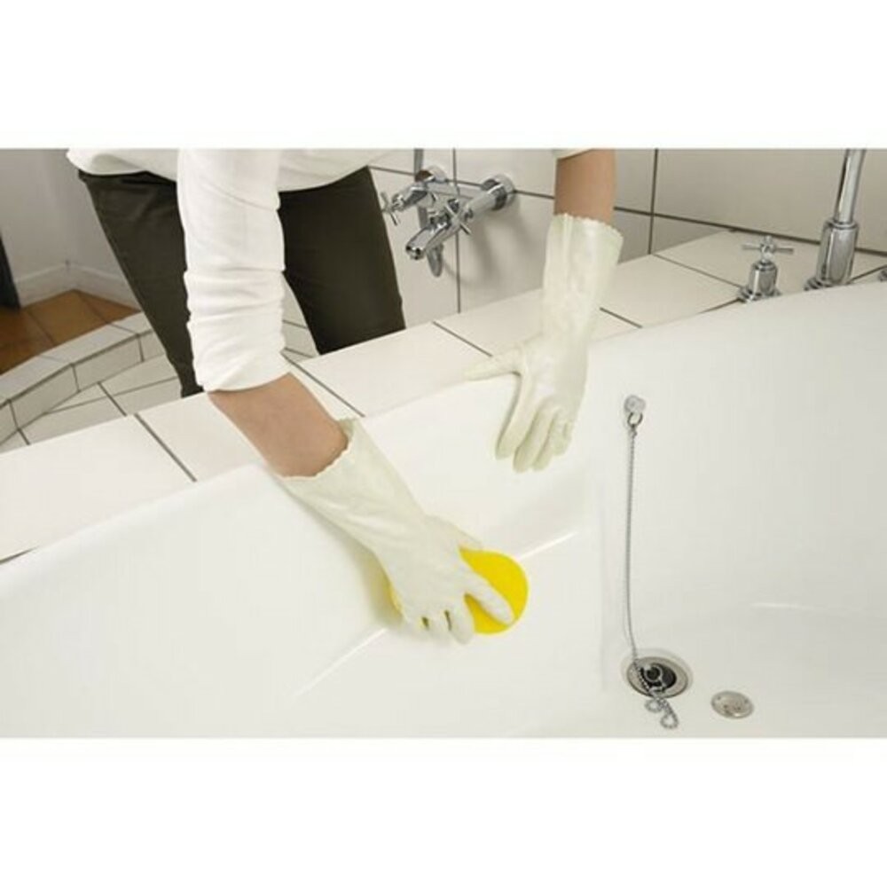 ζั͡✿百玖香✿日本 SHOWA 家事手套 清潔手套 洗碗手套 耐油 耐洗 指尖加強 防滑 絨裡 裹綿 內絨毛-細節圖9