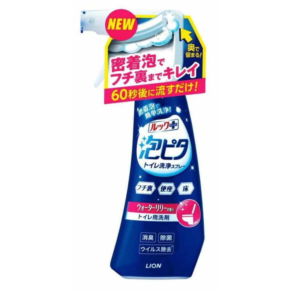 泡沫密著浴廁清潔噴霧300ml-睡蓮桃紅