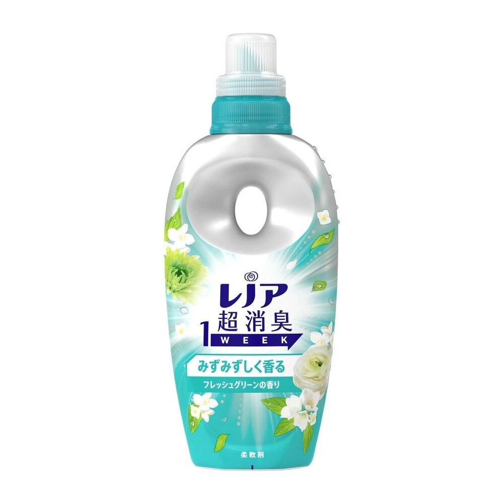 超消臭柔軟精490ml瓶-清新花香(綠)