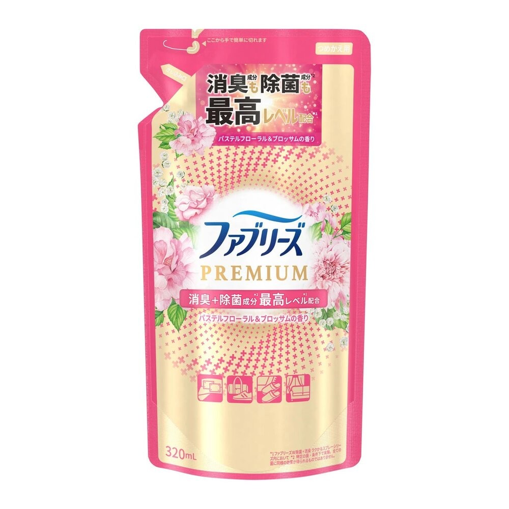 出清中 PG 日本 風倍清 Febreze 速乾 PREMIUM 織物 布製品 除菌 消臭 噴霧 370ml-規格圖10
