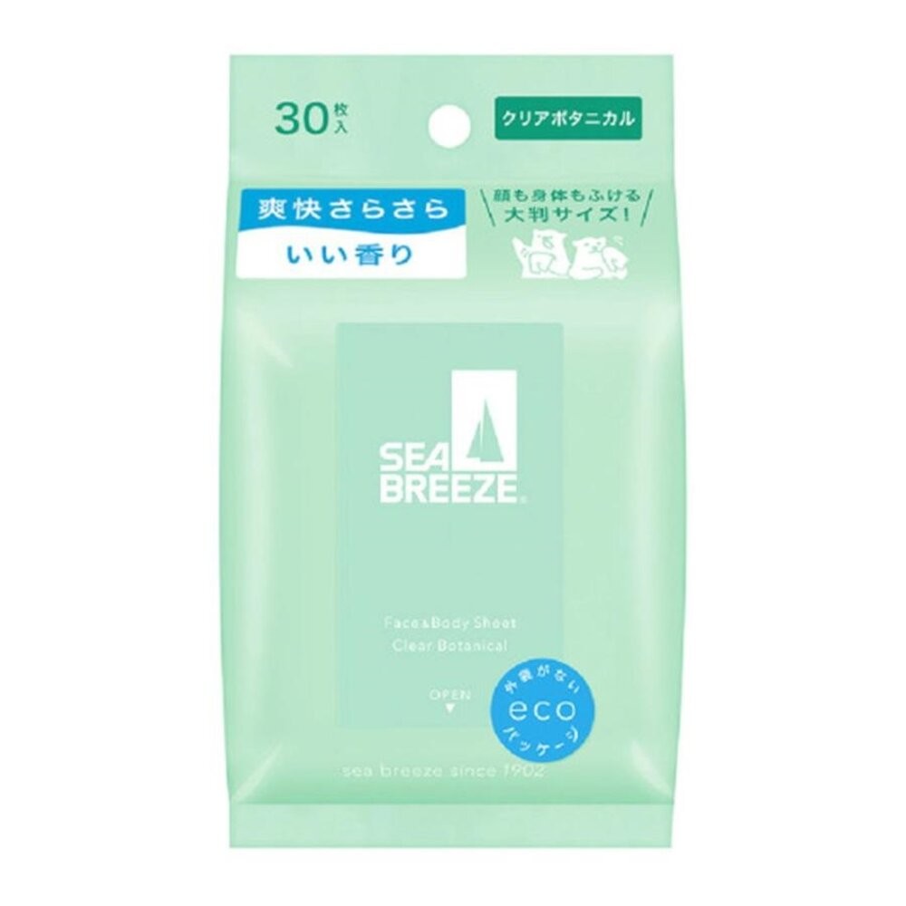 日本境內 資生堂 SEA BREEZE 涼感 爽身水 爽膚水 濕紙巾 濕巾 海帆 海洋微風-規格圖9