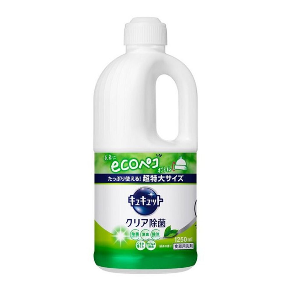 日本境內 KAO 花王 CUCUTE 超濃縮 洗碗精 珂珂透 大容量 補充瓶 1250ml 220ml-規格圖11