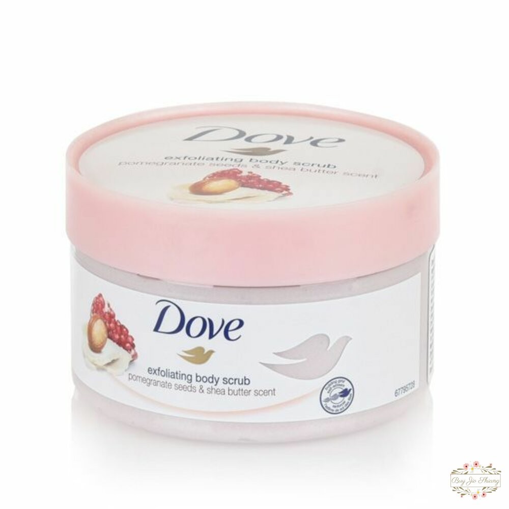 ζั͡✿百玖香✿出清優惠 德國 DOVE 多芬 冰淇淋 去角質 225ml 身體磨砂膏 紅石榴 磨砂膏 溫和 不刺激-細節圖3