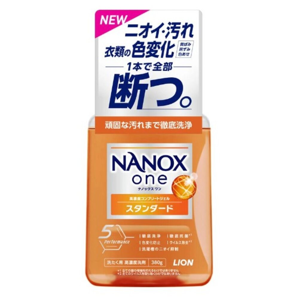 日本境內 獅王 LION NANOX ONE 濃縮洗衣精 奈米樂 無臭化 酵素 除臭-規格圖8