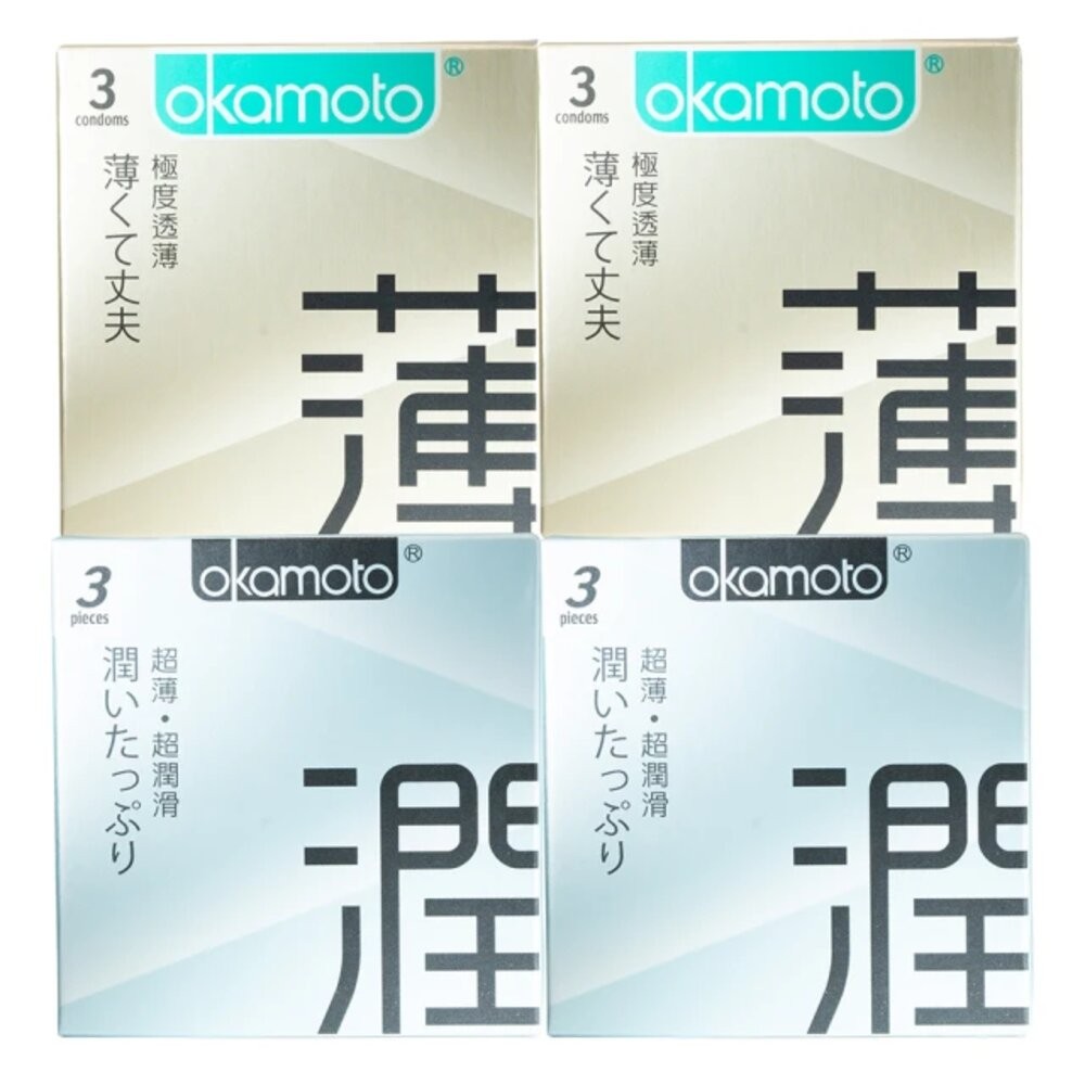 下單就送潤滑液20ml@日本 岡本 Okamoto 保險套 001 002 003 衛生套 輕薄-規格圖23