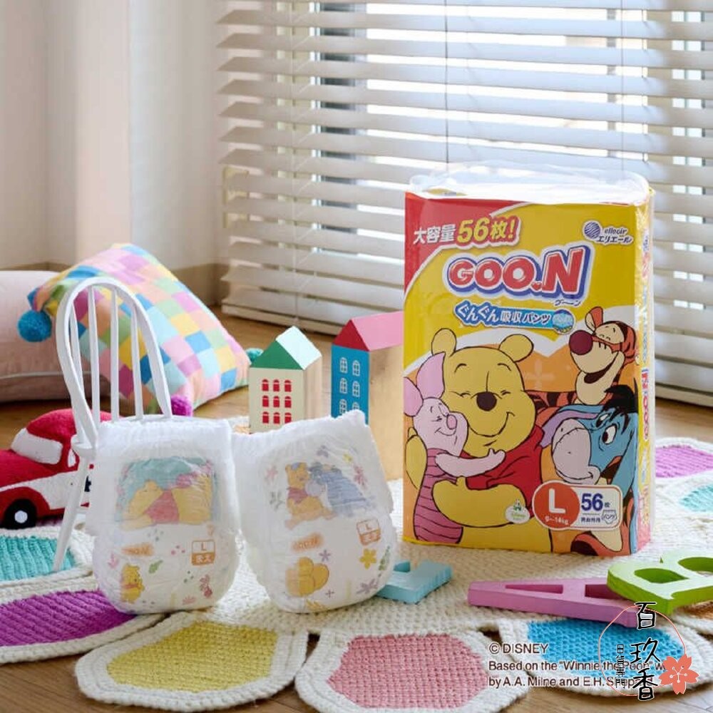 敏感肌迪士尼🔆日本境內 大王 黏貼 褲型 尿布 紙尿布 紙尿褲 拉拉褲 GOON-細節圖2