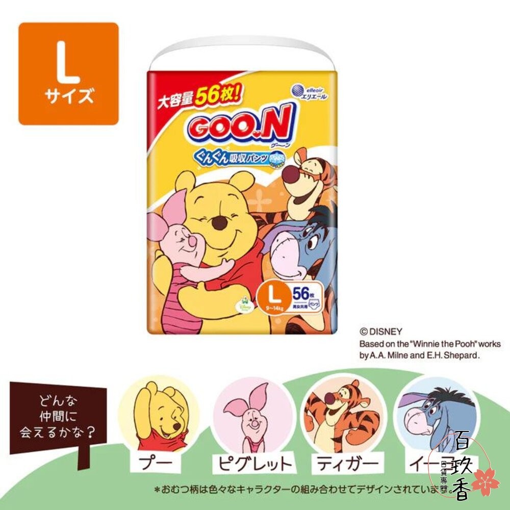 敏感肌迪士尼🔆日本境內 大王 黏貼 褲型 尿布 紙尿布 紙尿褲 拉拉褲 GOON-細節圖5