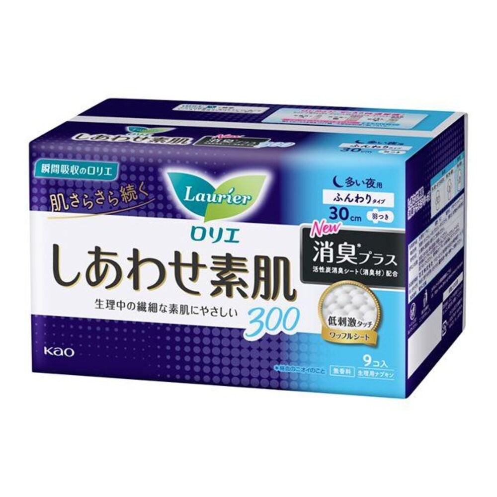 優惠中 日本境內 KAO 花王 Laurier 蕾妮亞 超速吸 零觸感 特薄 衛生棉 晚安褲舒膚Free 素肌 超吸收-規格圖9