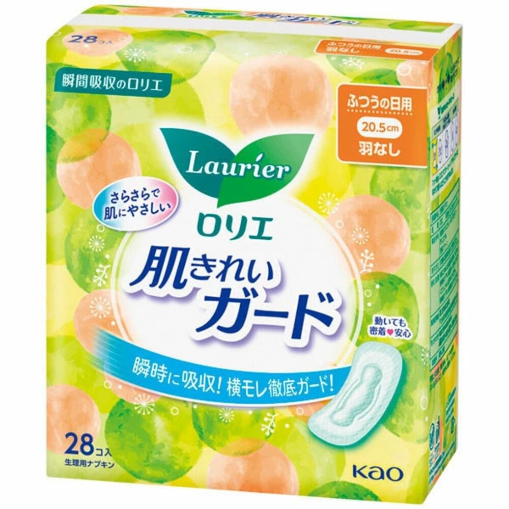 優惠中 日本境內 KAO 花王 Laurier 蕾妮亞 超速吸 零觸感 特薄 衛生棉 晚安褲舒膚Free 素肌 超吸收-規格圖9