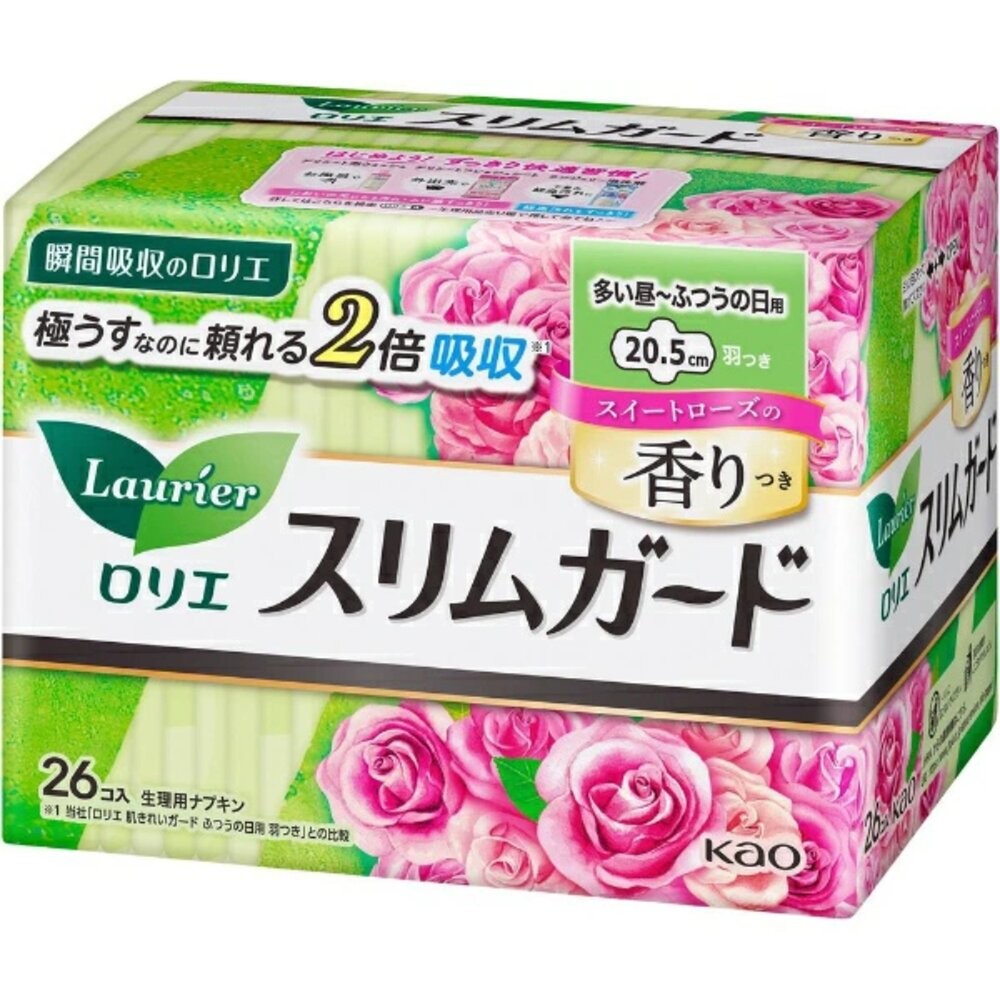 優惠中 日本境內 KAO 花王 Laurier 蕾妮亞 超速吸 零觸感 特薄 衛生棉 晚安褲舒膚Free 素肌 超吸收-規格圖9