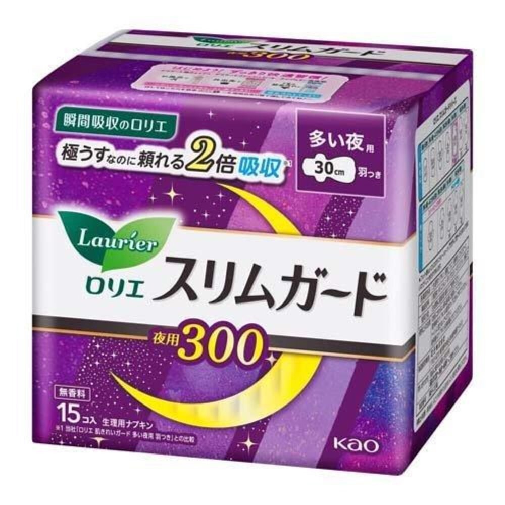 優惠中 日本境內 KAO 花王 Laurier 蕾妮亞 超速吸 零觸感 特薄 衛生棉 晚安褲舒膚Free 素肌 超吸收-規格圖9