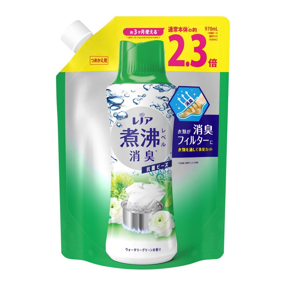 ζั͡✿百玖香✿大補充1300ml🔆日本原裝 P&G 寶僑 蘭諾 衣物 香香豆 芳香顆粒 香氛豆 衣物香氛豆 補充包-規格圖8