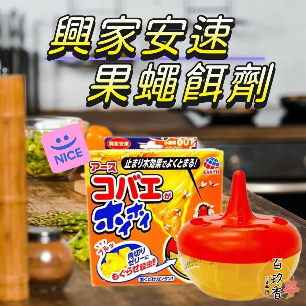 公司貨 興家安速 果蠅餌劑 果蠅誘捕盒 果蠅 蚤蠅 誘捕 夏日必備 補果蠅 地球製藥-細節圖2