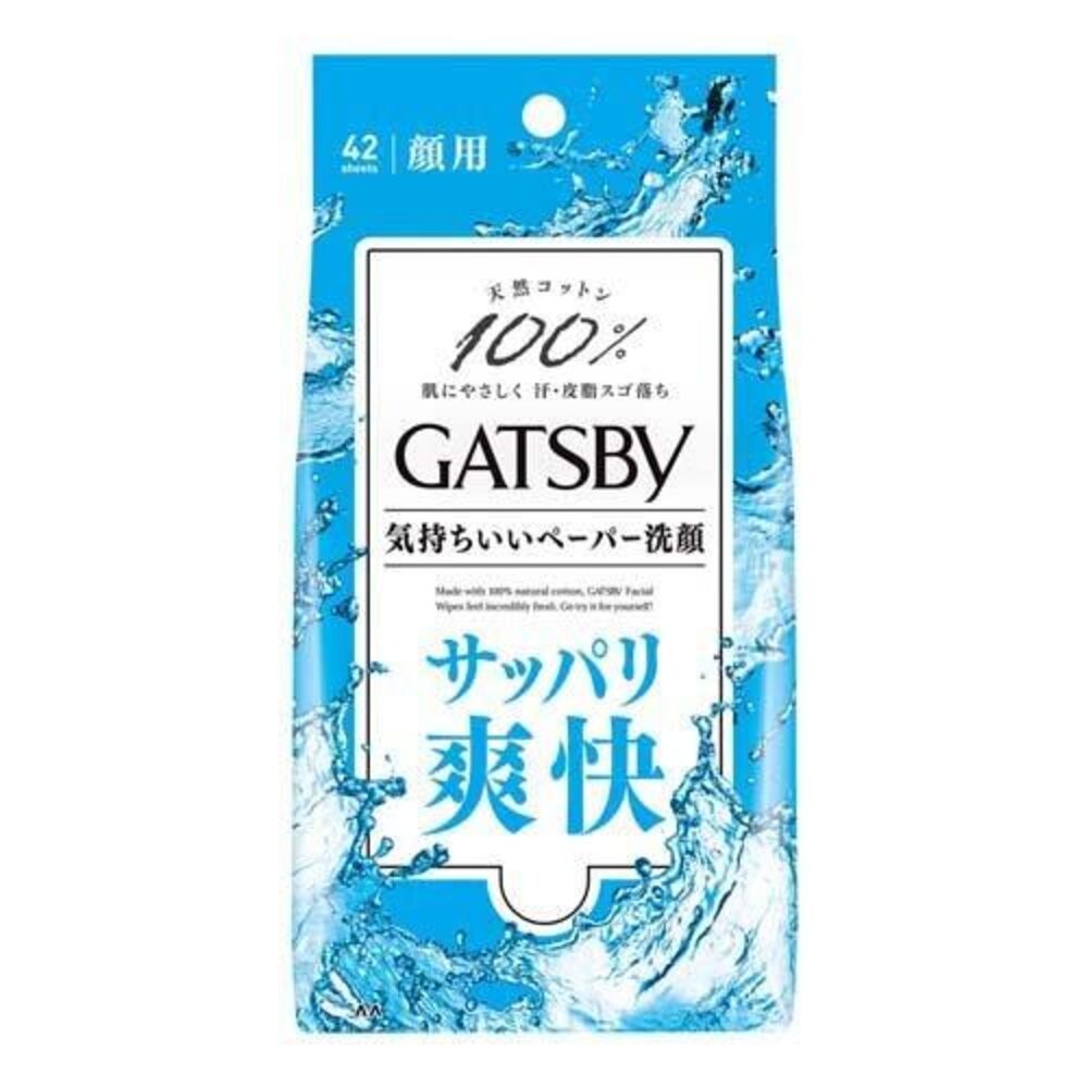 日本境內 GATSBY 曼丹 潔面 體用 涼感 濕紙巾 薄荷 臉用 身體 抗菌 濕巾 MANDOM-規格圖10