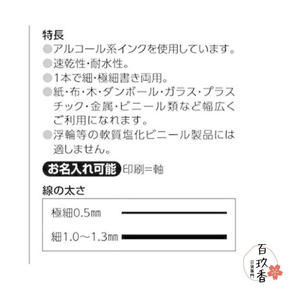 斑馬 ZEBRA 油性 奇異筆 雙頭 極細 MO-120-MC 麥克筆 日本文具-細節圖8