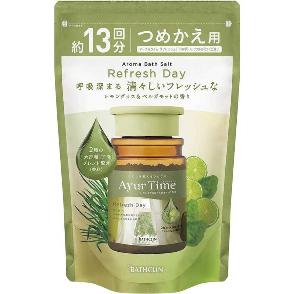 優惠中 日本 巴斯克林 BATHCLIN 入浴劑 日本名湯 入浴粉 AYUR TIME 素肌 夜晚-規格圖11