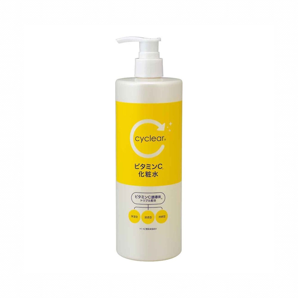 日本 熊野油脂 麗白 薏仁 化妝水 cyclear 維他命C 酵素 1000ml 大容量 熊野 保濕-規格圖11