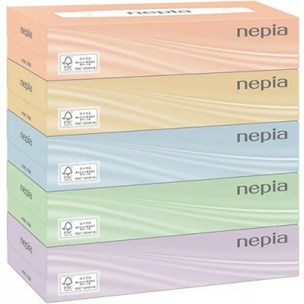 彩色盒裝五盒一組-200抽/盒