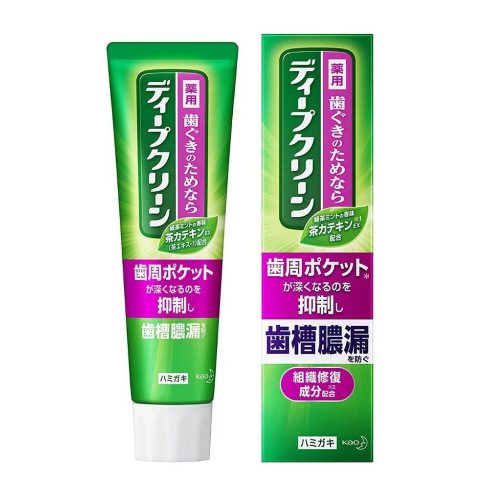 部分即期買一送一 KAO 花王 兒童 成人 Deep Clean 牙周護理 牙齦防蛀 潔垢淨白 牙膏 薄荷 蘋果 葡萄-規格圖9