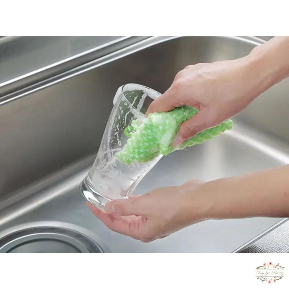 日本境內 MAMEITA 易起泡式 菜瓜布 洗碗布 海綿 廚房 洗碗海綿-細節圖7