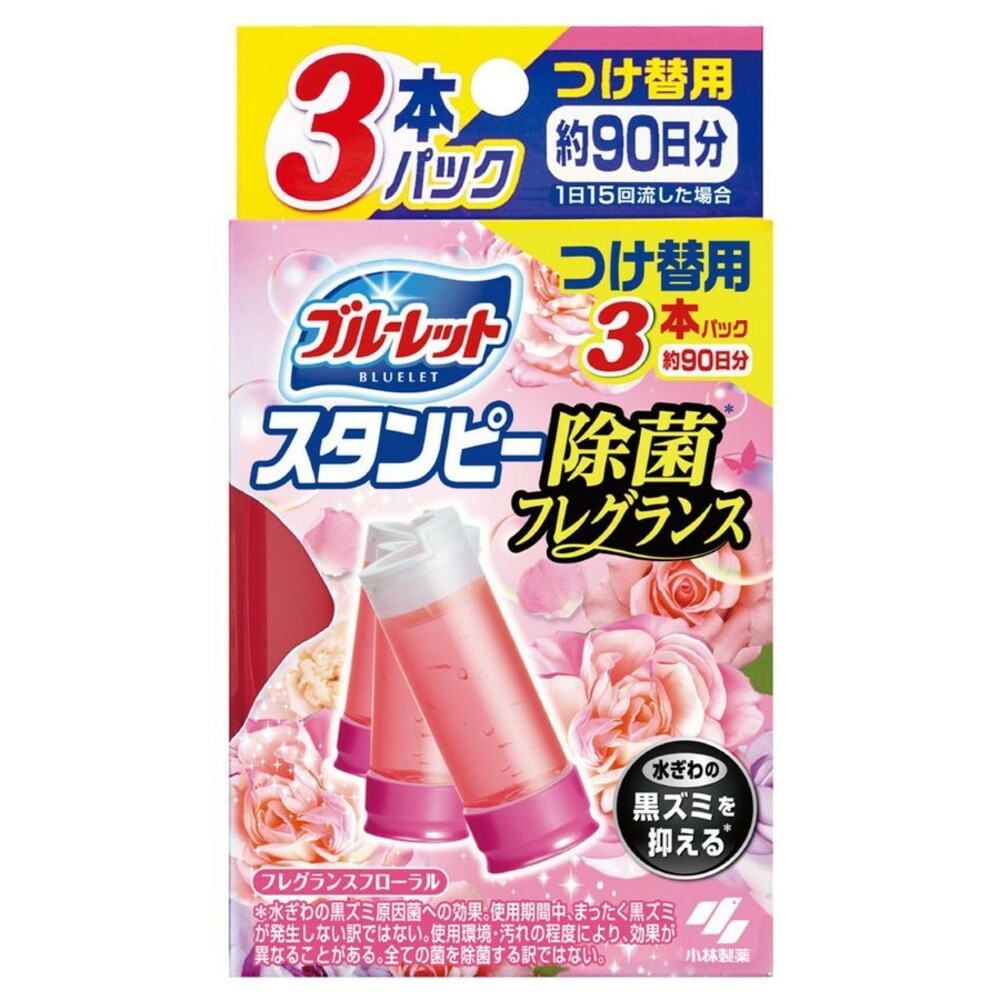 馬桶花瓣凝膠(補充條3入組)-香水玫瑰