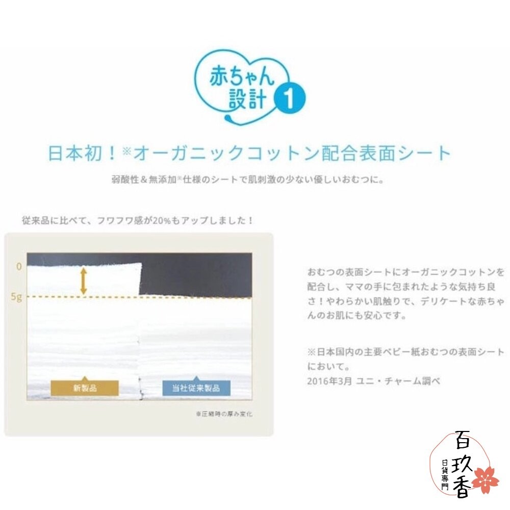 箱購宅配免運🔆日本 Moony 滿意寶寶 頂級有機棉 黏貼 NB S M L 褲型 尿布 尿片 尿褲-細節圖7