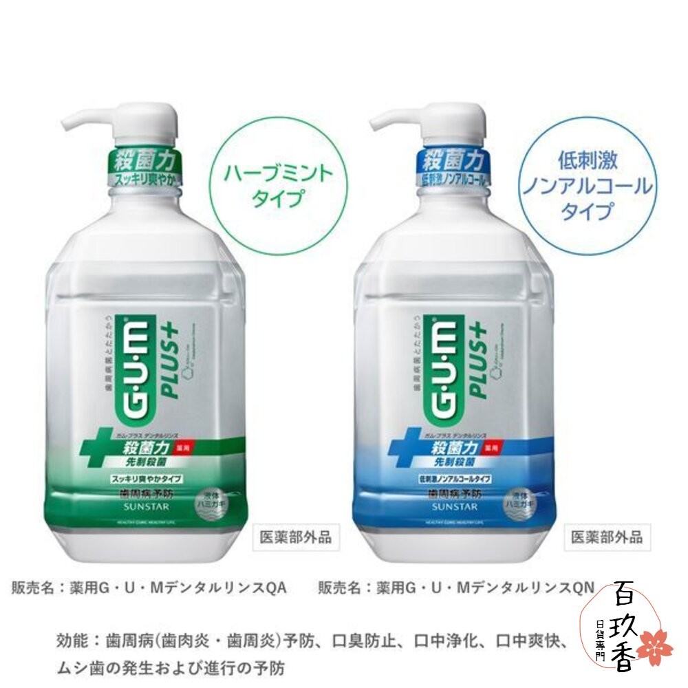 特價中 日本境內 sunstar GUM 牙周護理 漱口水 wellplus 隨身瓶 牙膏 潔齒液 無酒精-細節圖2
